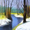 creek--in--winter by taneman