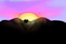 hiding-sun