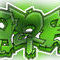 green-graffiti by snupon