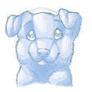 blue-dog-sketch