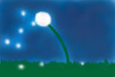 flower-blowing