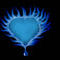 blue-heart-cry by dieunel